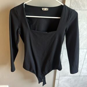 Free People square neck bodysuit